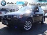 2004 Black Sapphire Metallic BMW X3 2.5i #46091421