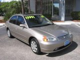 2003 Shoreline Mist Metallic Honda Civic EX Sedan #439599