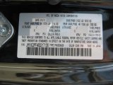 2011 MX-5 Miata Color Code for Sparkling Black Mica - Color Code: 35N