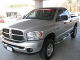 2007 Bright Silver Metallic Dodge Ram 2500 SLT Quad Cab 4x4 #46091913