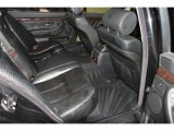 2001 BMW 7 Series 740i Sedan Black Interior