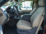 2011 Ford F250 Super Duty Lariat Crew Cab 4x4 Adobe Beige Interior