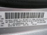 2010 Patriot Color Code for Bright Silver Metallic - Color Code: PS2