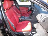 2011 Dodge Charger R/T Plus Black/Radar Red Interior