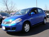 2009 Blue Metallic Nissan Versa 1.8 S Hatchback #46070638
