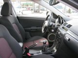 2005 Mazda MAZDA3 s Hatchback Black/Red Interior