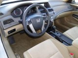 2009 Honda Accord LX Sedan Ivory Interior