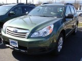 2011 Cypress Green Pearl Subaru Outback 2.5i Wagon #46091390