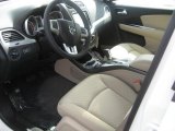 2011 Dodge Journey Crew Black/Light Frost Beige Interior