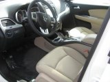 2011 Dodge Journey Lux AWD Black/Light Frost Beige Interior