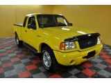 2002 Chrome Yellow Ford Ranger Edge SuperCab 4x4 #46091972