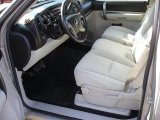 2007 Chevrolet Silverado 1500 LT Regular Cab 4x4 Light Titanium/Ebony Black Interior