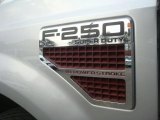 2010 Ford F250 Super Duty XL Crew Cab Marks and Logos