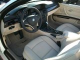 2010 BMW 3 Series 328i Convertible Cream Beige Interior
