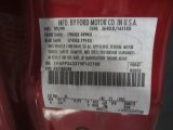 2000 Focus Color Code for Sangria Red Metallic - Color Code: FL