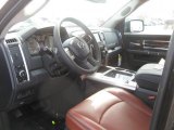 2011 Dodge Ram 2500 HD Laramie Longhorn Crew Cab 4x4 Dark Slate Gray/Russet Brown Interior