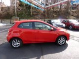 True Red Mazda MAZDA2 in 2011