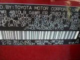 2008 GS Color Code for Matador Red Mica - Color Code: 3R1