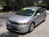 2007 Alabaster Silver Metallic Honda Civic LX Sedan #439572