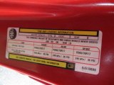2009 Dodge Ram 1500 ST Regular Cab 4x4 Info Tag