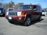 2008 Red Rock Crystal Pearl Jeep Commander Sport 4x4 #46183122