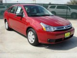 2011 Sangria Red Metallic Ford Focus S Sedan #46183482