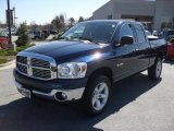 2008 Patriot Blue Pearl Dodge Ram 1500 Big Horn Edition Quad Cab 4x4 #46183934