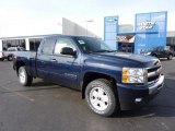 2011 Imperial Blue Metallic Chevrolet Silverado 1500 LT Extended Cab 4x4 #46183390