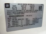 2011 Chevrolet Tahoe LTZ 4x4 Info Tag