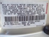 1999 Camry Color Code for Antique Sage Pearl - Color Code: 2GP