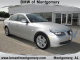 2009 Titanium Silver Metallic BMW 5 Series 528xi Sedan #46183549