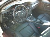 2009 BMW 3 Series 335xi Coupe Black Interior