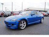 Winning Blue Metallic Mazda RX-8 in 2004