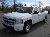 2008 Summit White Chevrolet Silverado 1500 LT Extended Cab 4x4 #46244595