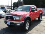 Radiant Red Toyota Tacoma in 2001