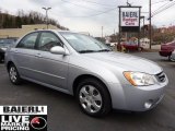 2004 Clear Silver Kia Spectra LX Sedan #46243645