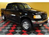 2001 Black Ford F150 XLT SuperCrew 4x4 #46244426