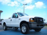2006 Ford F250 Super Duty XL Regular Cab 4x4 Front 3/4 View