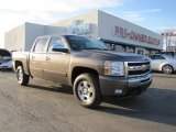 2008 Graystone Metallic Chevrolet Silverado 1500 LT Crew Cab #46244486