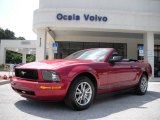 2005 Redfire Metallic Ford Mustang V6 Premium Convertible #440822