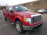 2011 Red Candy Metallic Ford F150 XLT SuperCab 4x4 #46244010