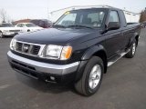 2000 Super Black Nissan Frontier SE V6 Extended Cab 4x4 #46244529