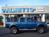 2001 Electric Blue Metallic Nissan Frontier XE V6 Crew Cab #46244261