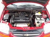 2006 Chevrolet Aveo LT Sedan 1.6 Liter DOHC 16-Valve 4 Cylinder Engine