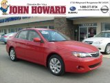 2009 Lightning Red Subaru Impreza 2.5i Sedan #46318272