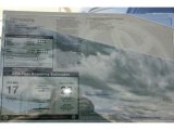 2011 Toyota Highlander SE 4WD Window Sticker
