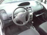 2010 Toyota Yaris 3 Door Liftback Dark Charcoal Interior