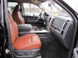 2011 Dodge Ram 3500 HD Laramie Longhorn Crew Cab 4x4 Dually Dark Slate Gray/Russet Brown Interior