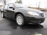 Brilliant Black Crystal Pearl Chrysler 200 in 2011