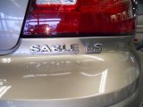 2002 Mercury Sable LS Premium Sedan Marks and Logos